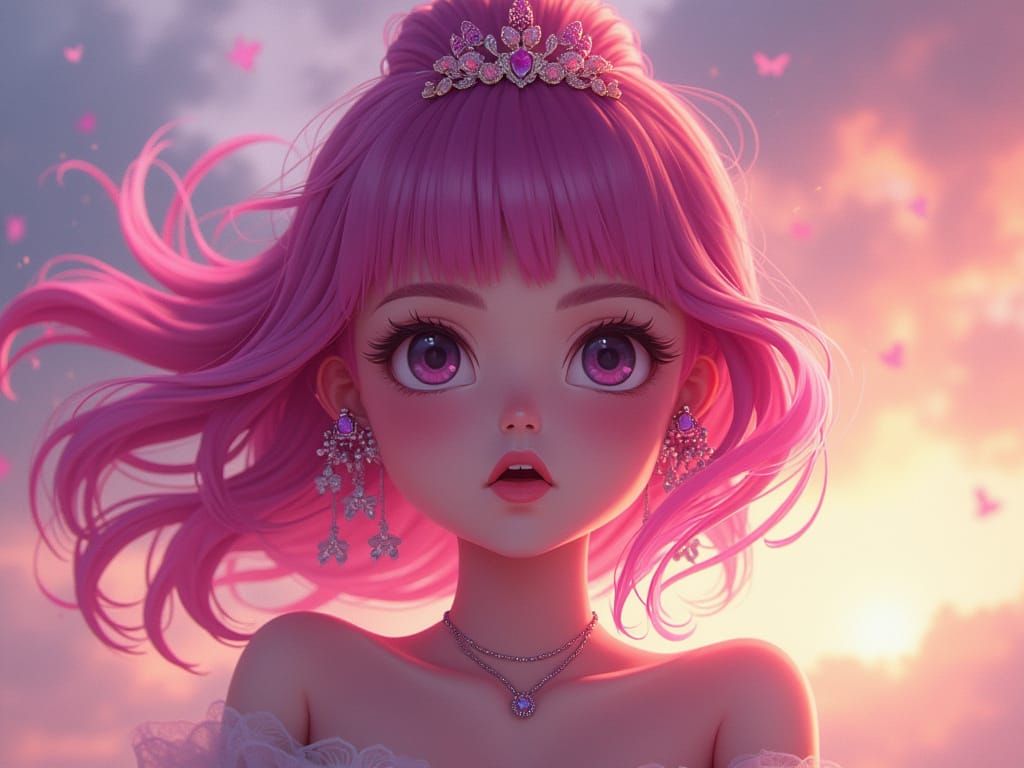 Anime Girl with Reality Warping Powers