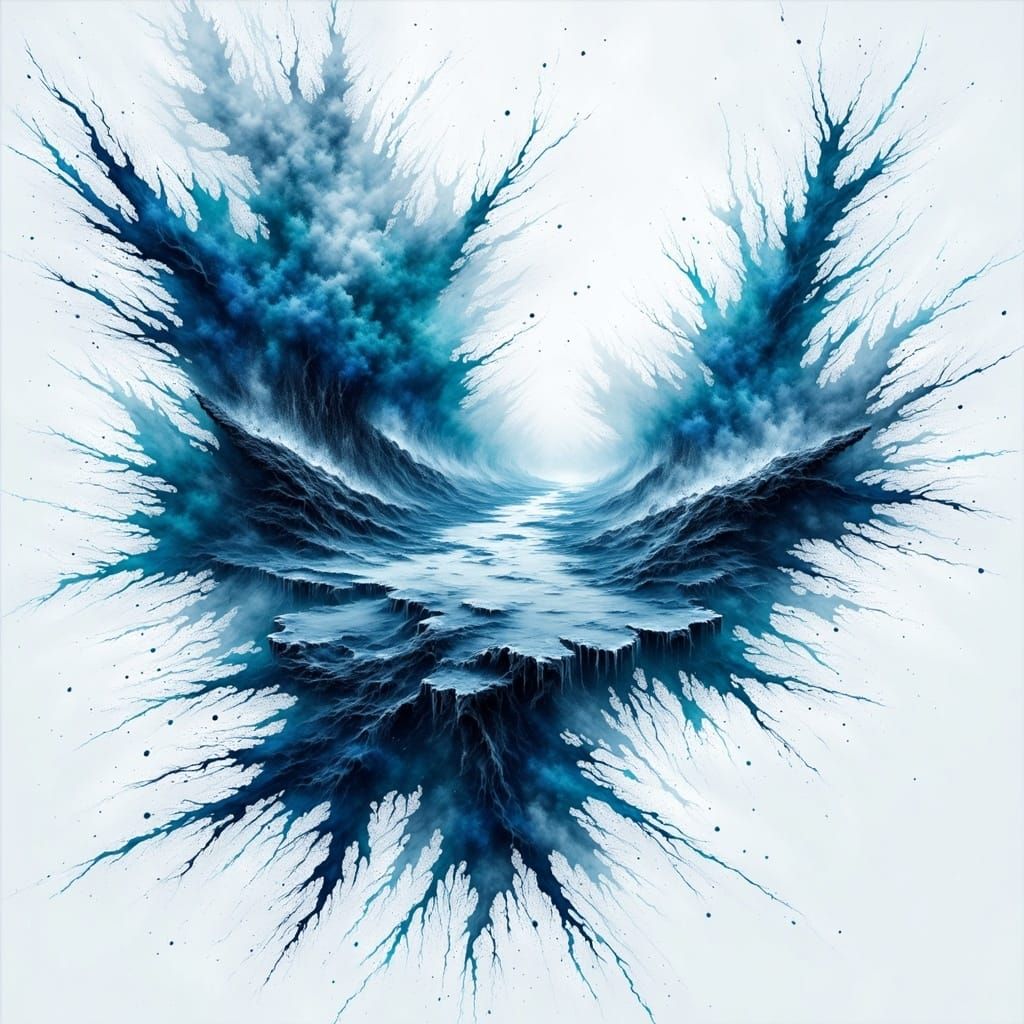 Epic Snowscape Masterpiece in Vibrant Colors