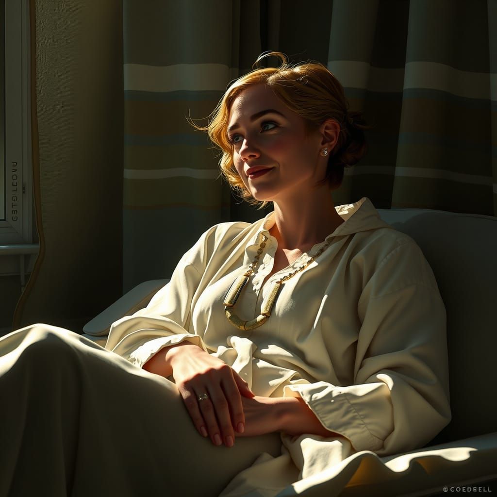 Barbara Sher Emerges from Light Capsule