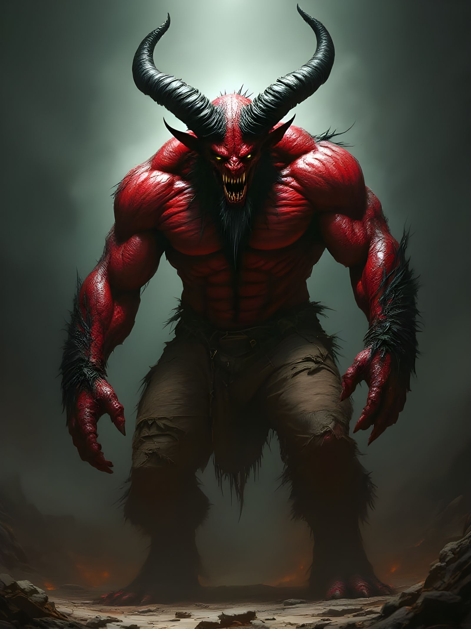 Cinematic Prince of Darkness: Red-Skinned Demon