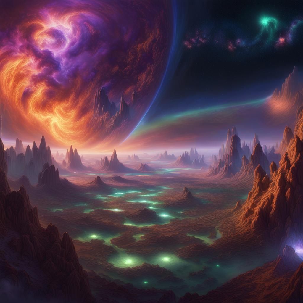 Glowing Star Nation in the Cosmos