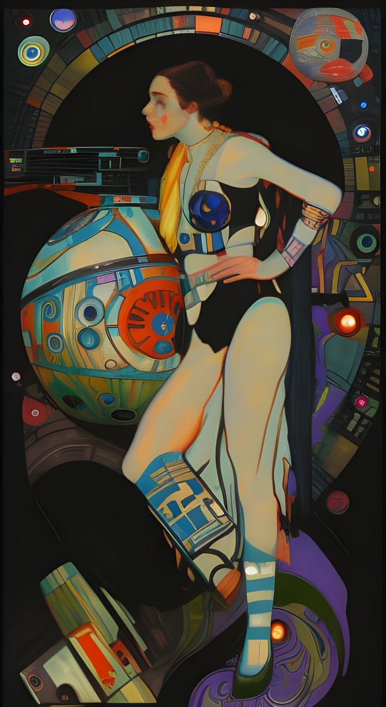 Star Wars Space Pirate in Expressionist Pop Art