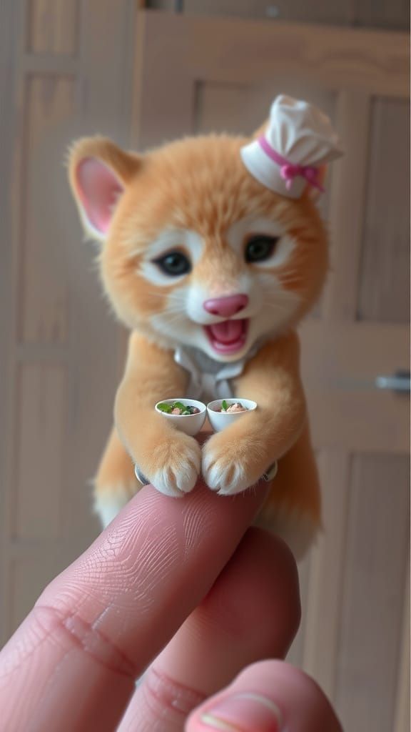 Panda Chef in Whimsical Restaurant Setting