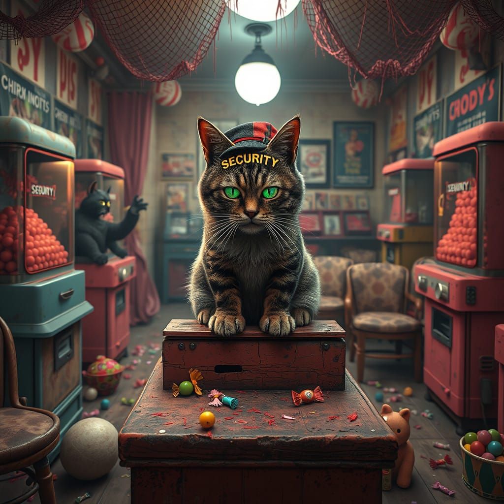 Felines of Fear: Abandoned Cat Cafe in Sugar-Coated Nightmar...