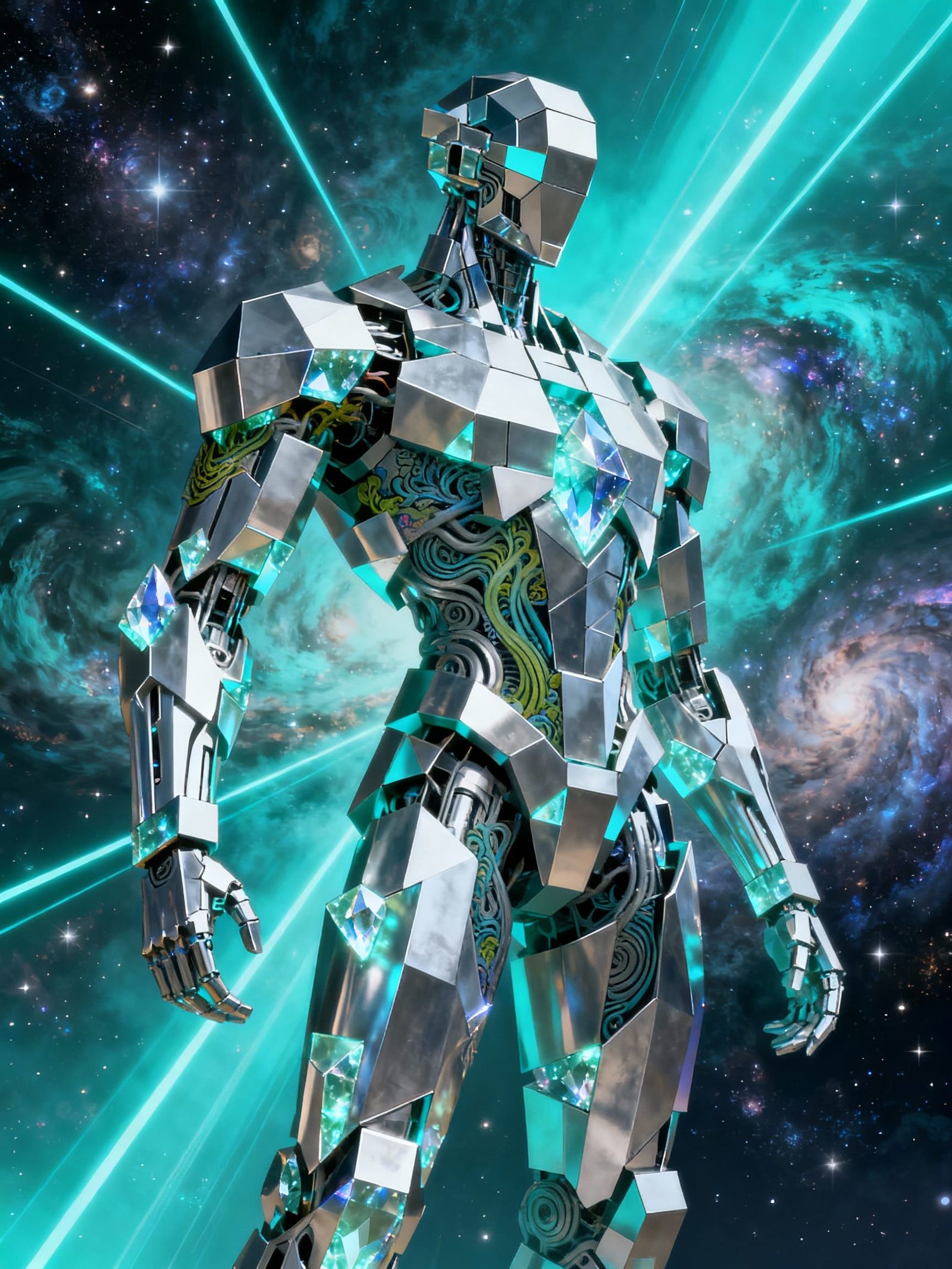 Cosmic Sentinel of Shifting Cubes