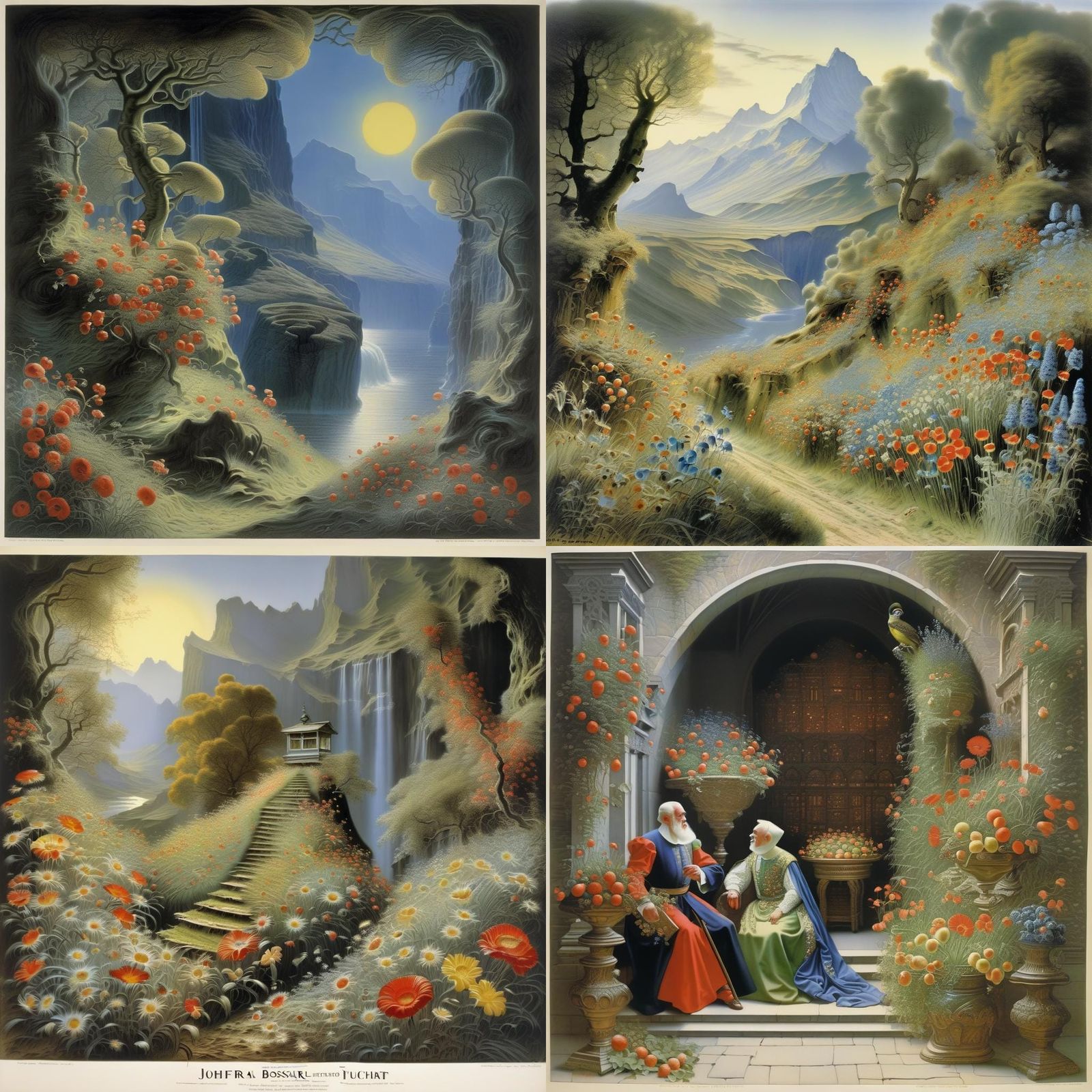 Surreal Visionary Art Inspired by Dutch Masters