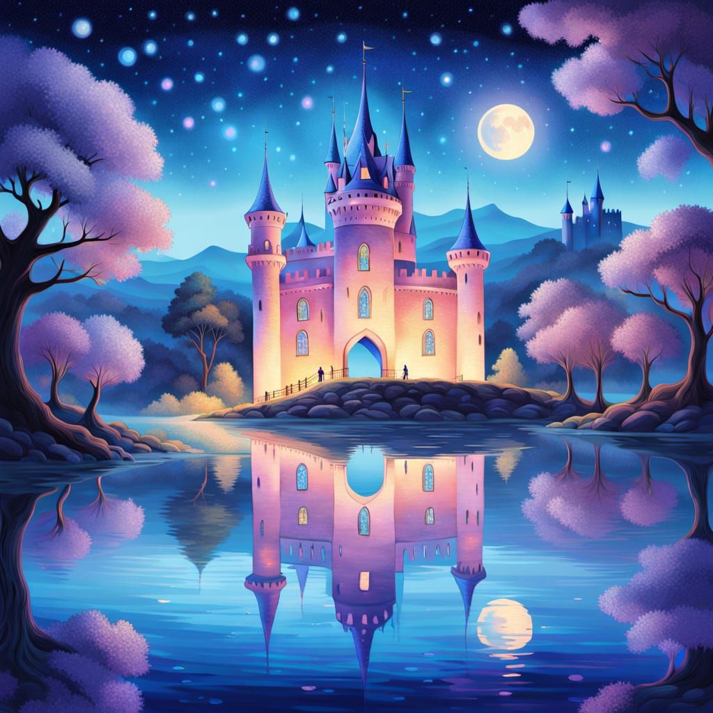 Surreal Water World with Hydrowion and Water Castle