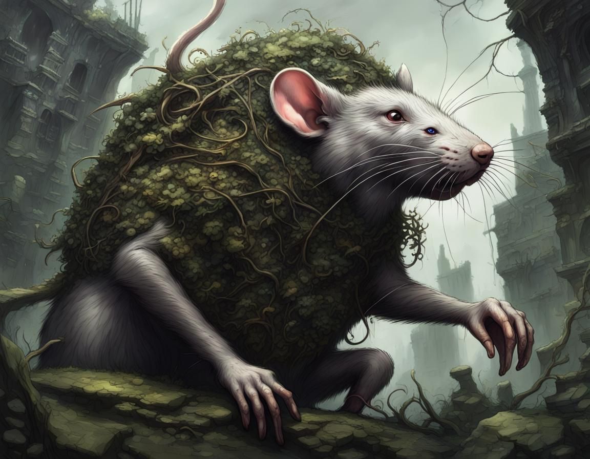 Giant Mutant Rats in Apocalyptic Ruins