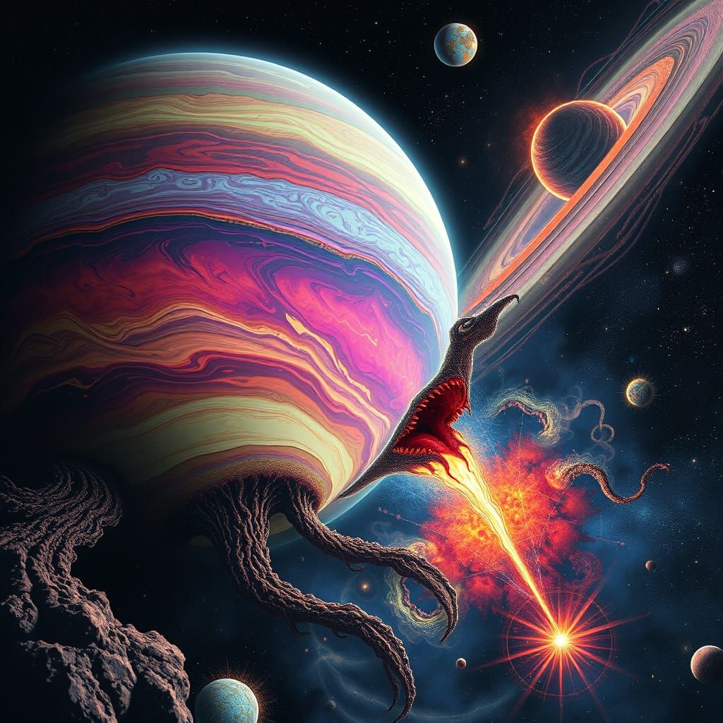 Cosmic Entities Feed on Starlight