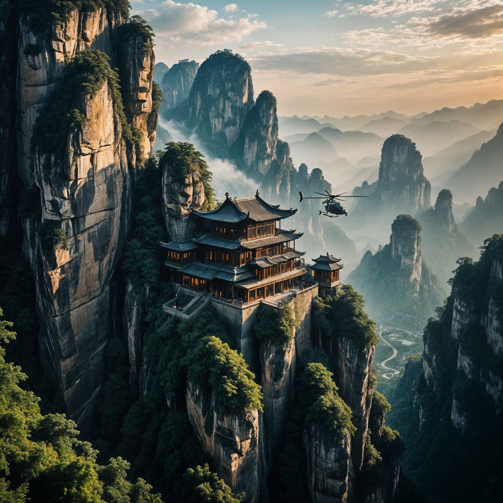 Luxurious Mountain Mansion with Modern Architecture