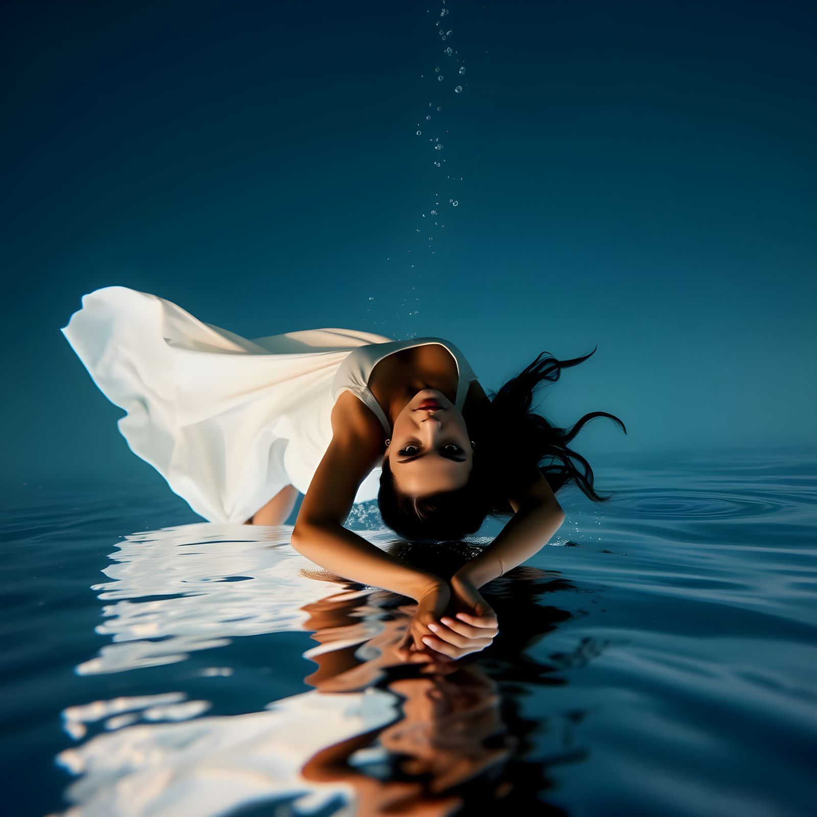 Diving Beauty in Crystal Clear Waters