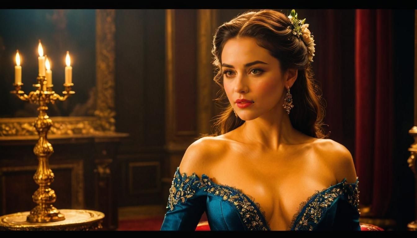 Beautiful Flirty Companion in Detailed 8K Photo