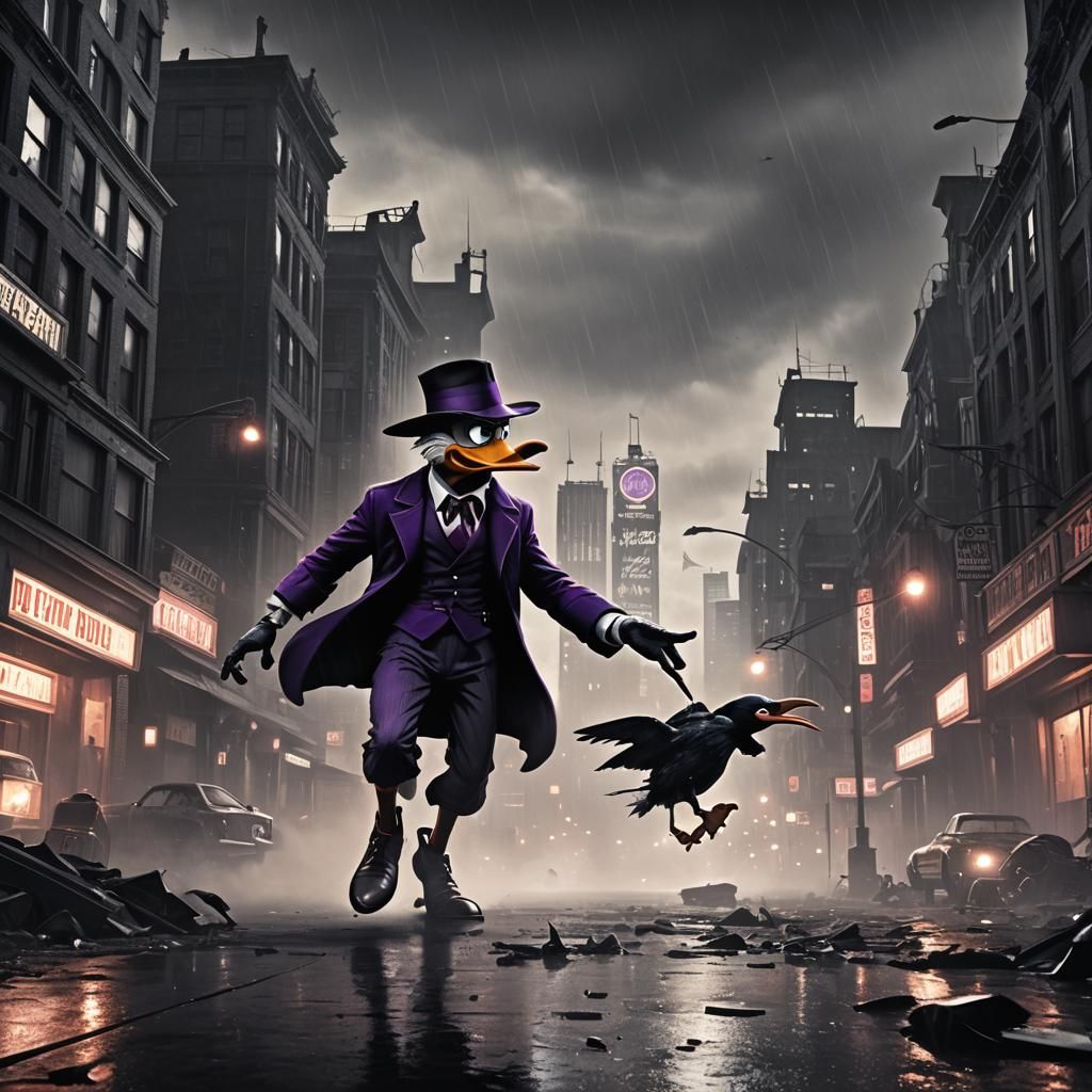 Darkwing Duck as Gritty Film Noir