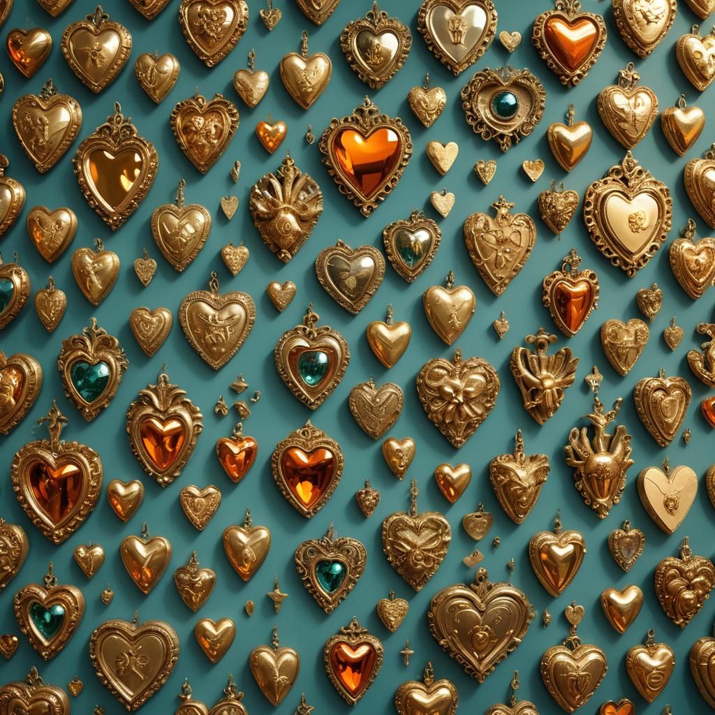 Baroque Ex-Votos: Golden Hearts and Mystical Relics