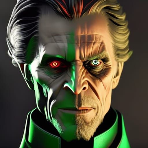 Medieval Fantasy Rogue with Evil Eyes