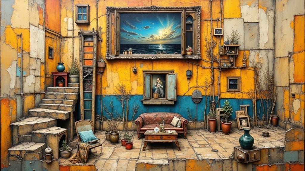 Melancholy Portrait of a Woman Waiting