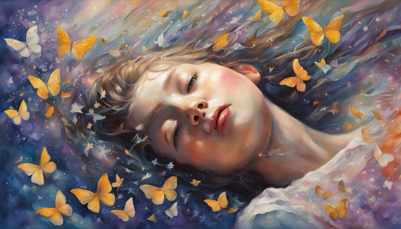 Child's Imagination: Kaleidoscope Dreams Portrait