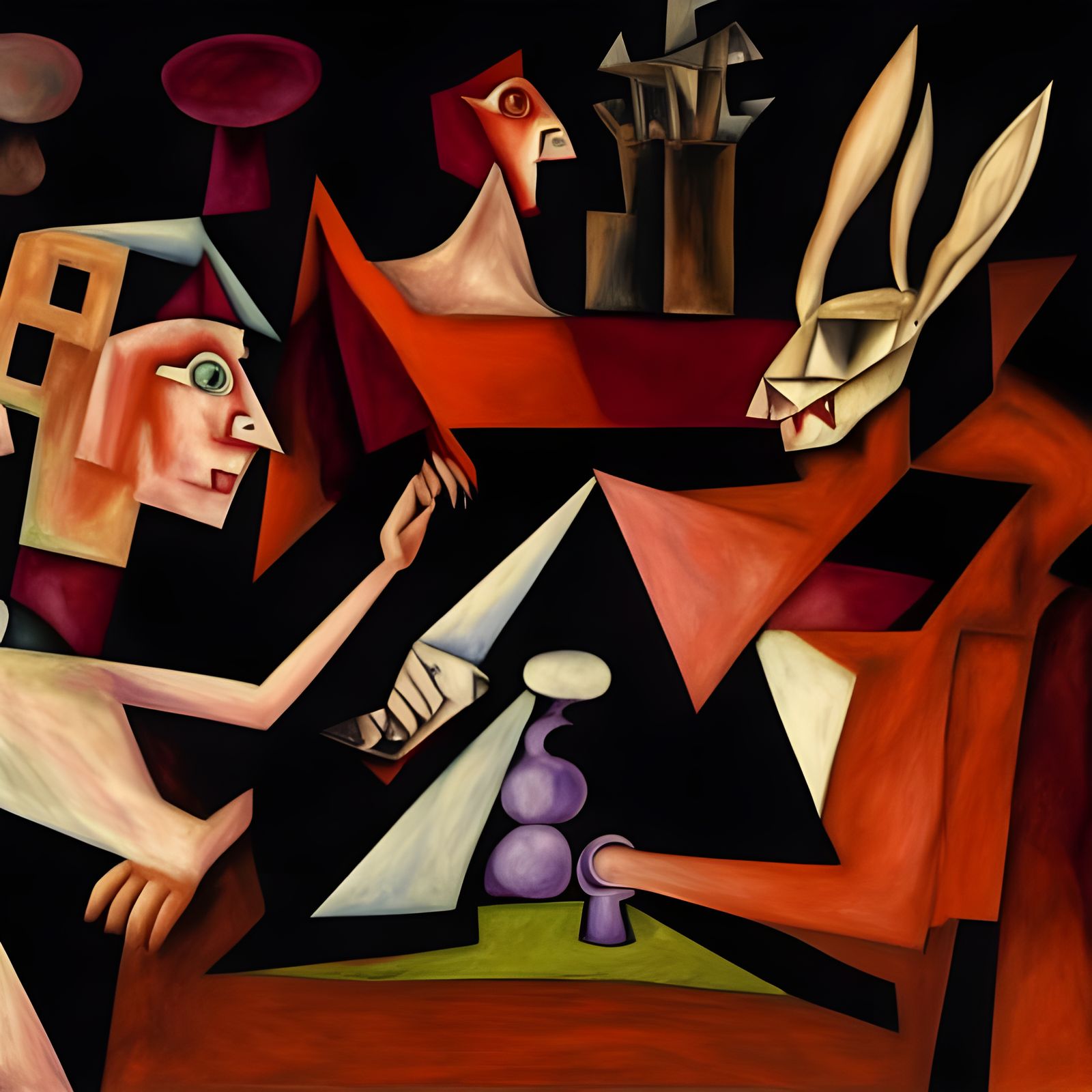 Macabre Gamblers in Dark Forest Casino