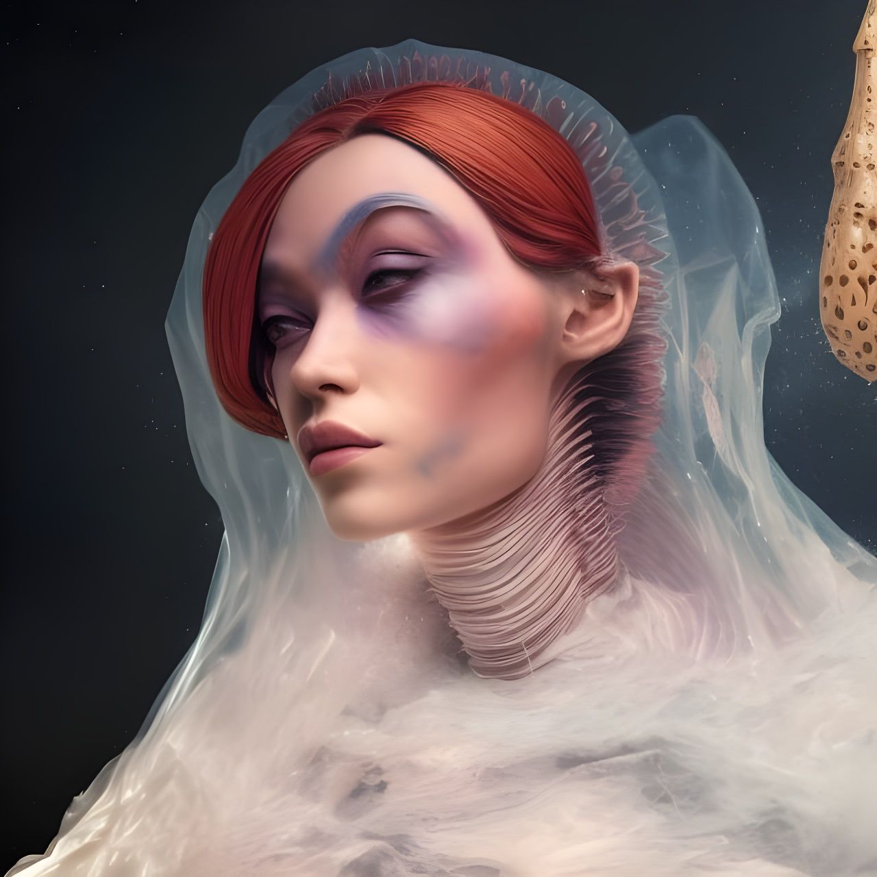 Hyperrealistic Feast of Futuristic Beings