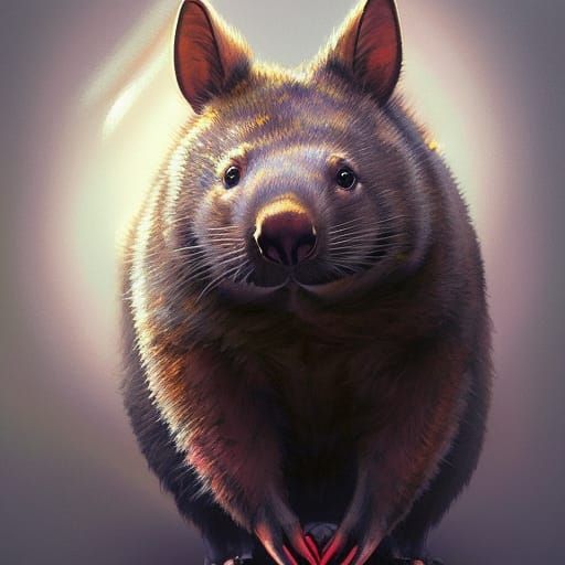 Hyperrealistic Human Wombat Portrait in Unreal Engine 5