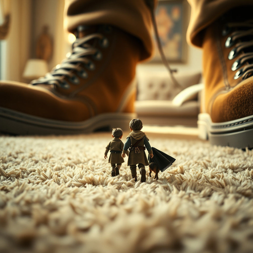 The Quest through the vast barren carpet