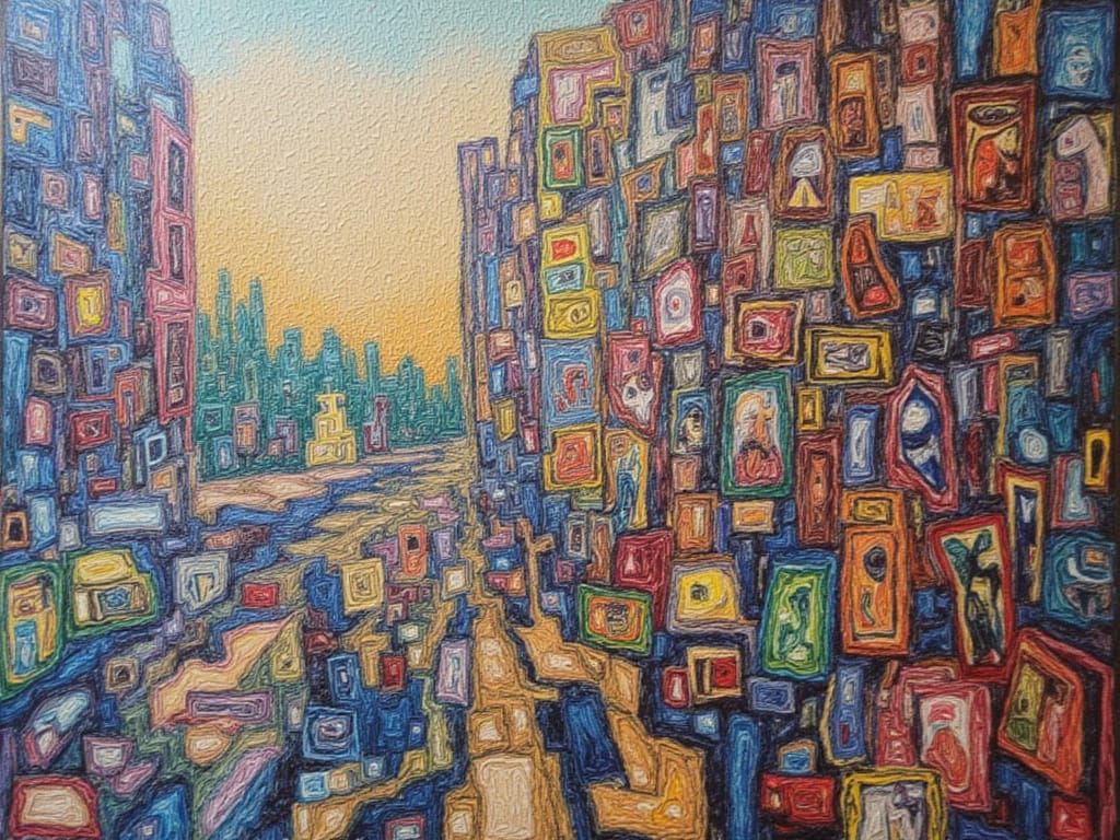 Street Scene with Sailors in Satin Shirts