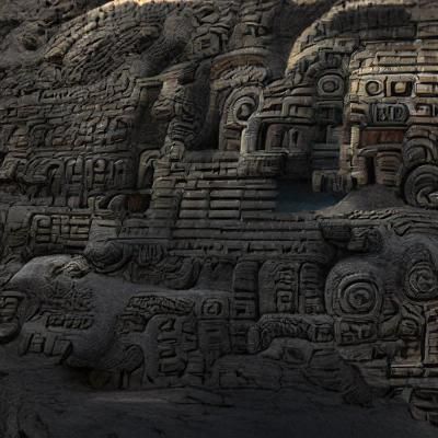 Mighty Aztec Empire: Detailed Matte Painting