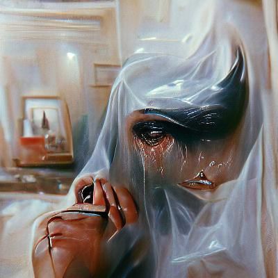 Melancholic Oil Painting of Solitude in Gurney Style