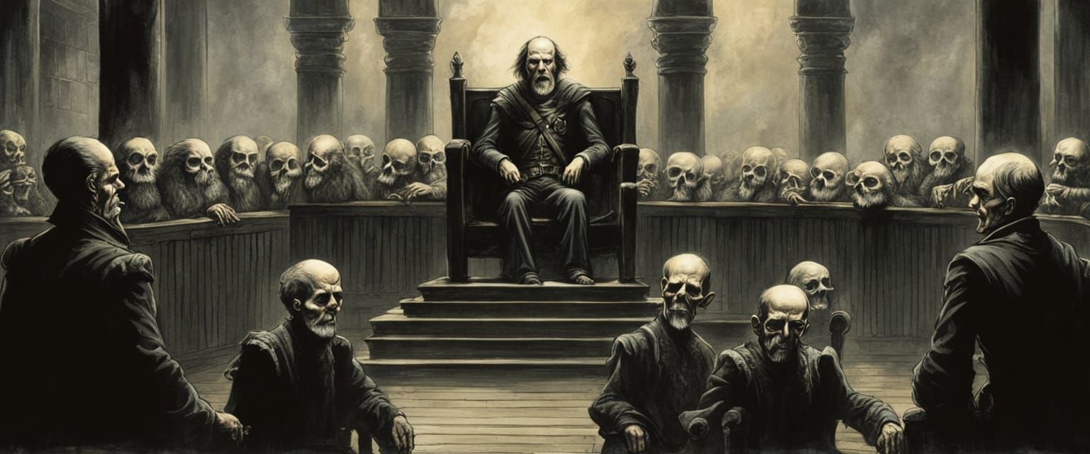 King Alfons I Addresses Subjects: Dark Fantasy Art