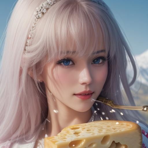 Detailed Swiss Cheese Close-Up in 8K Resolution