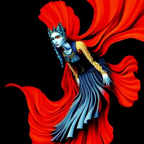 Abstract Surreal Image Generated by AI