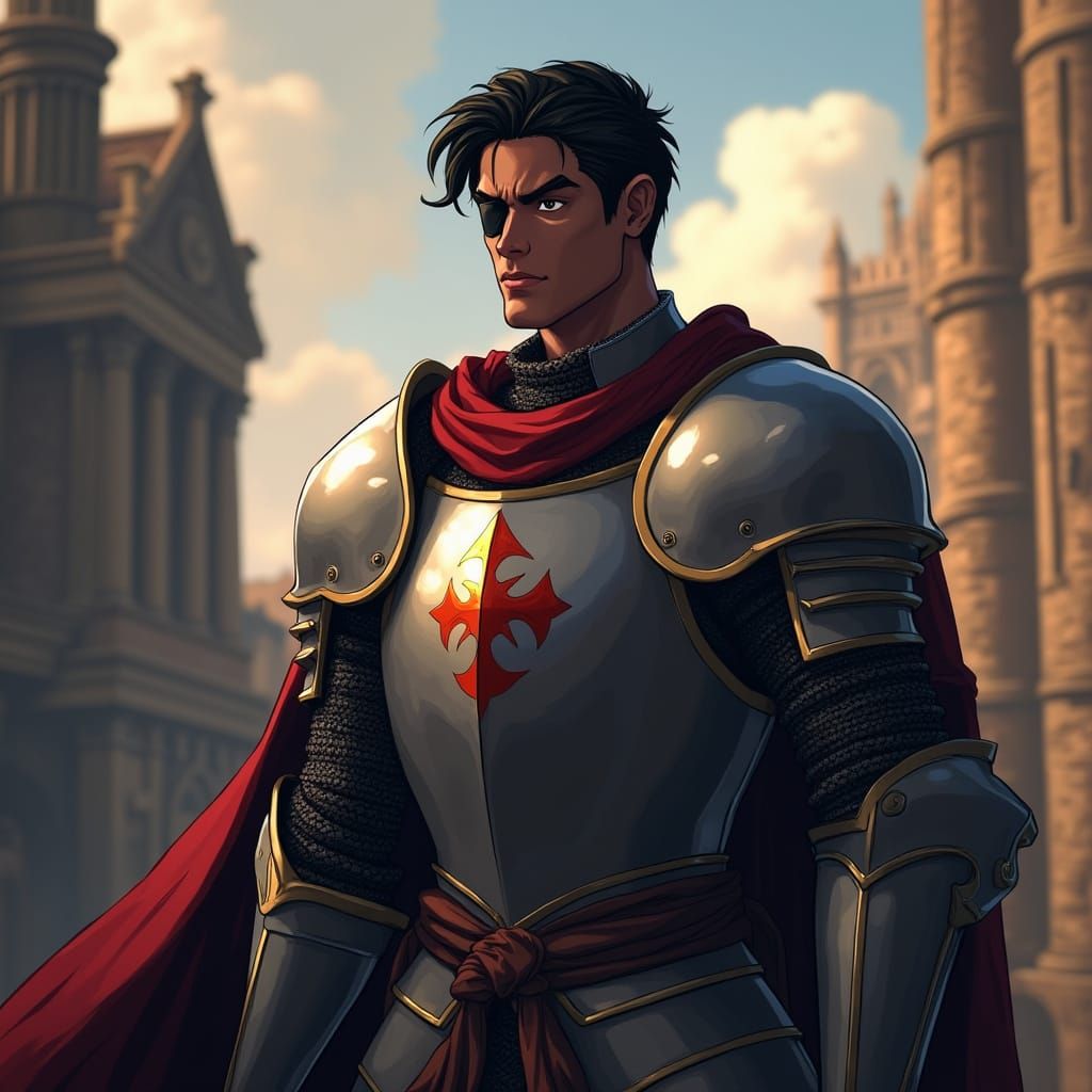 Dark Skinned Knight in 15th Century England