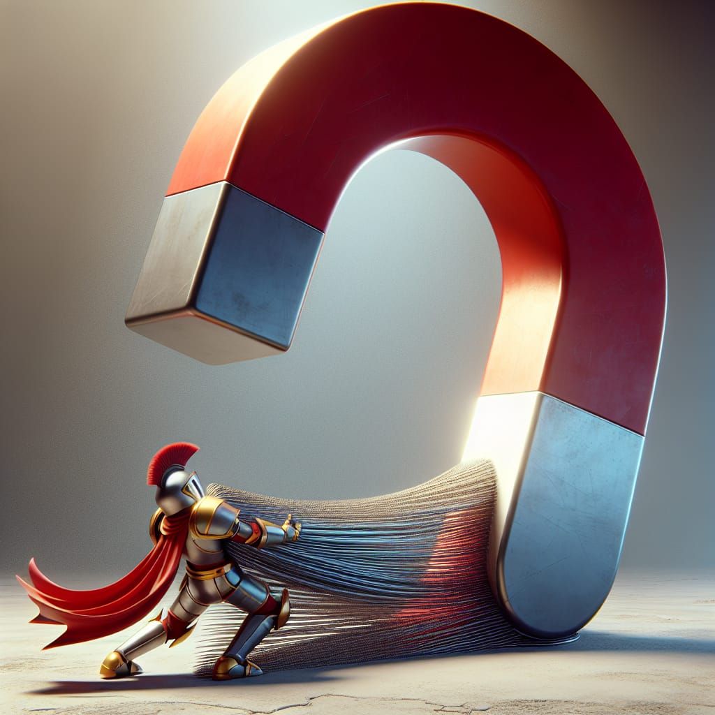 Knight in Peril Under Magnificent Magnetic Force
