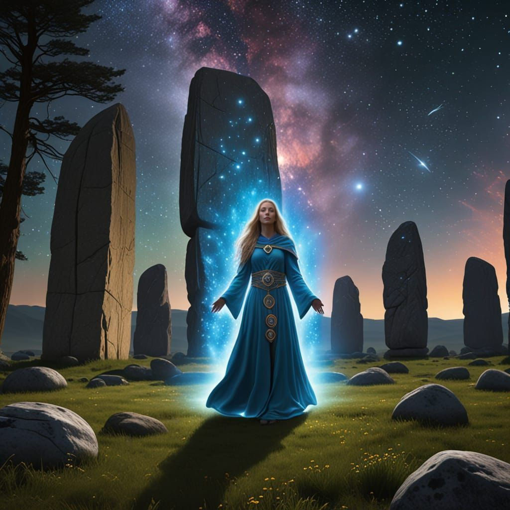 Pleiadian Goddess Emerges Among Ancient Megalithic Energy
