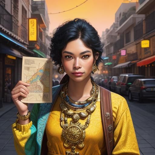 Cutepunk Adventurer in the Seven Cities of Gold