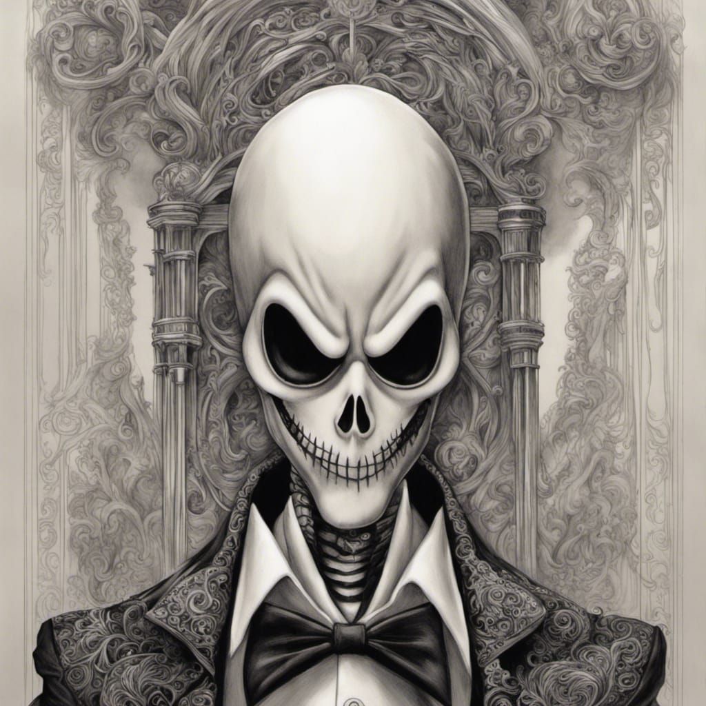 Smirking Skeleton