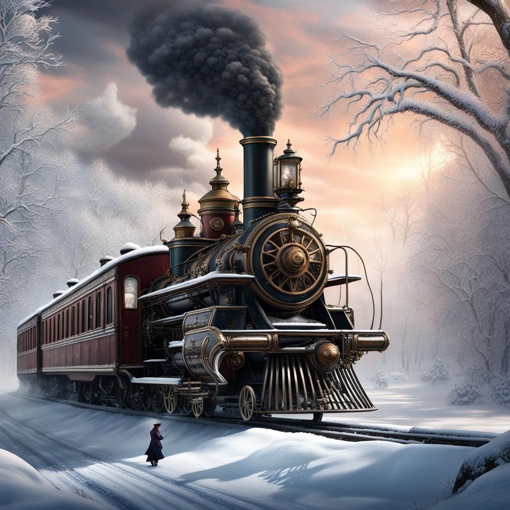 polar express, steampunk style