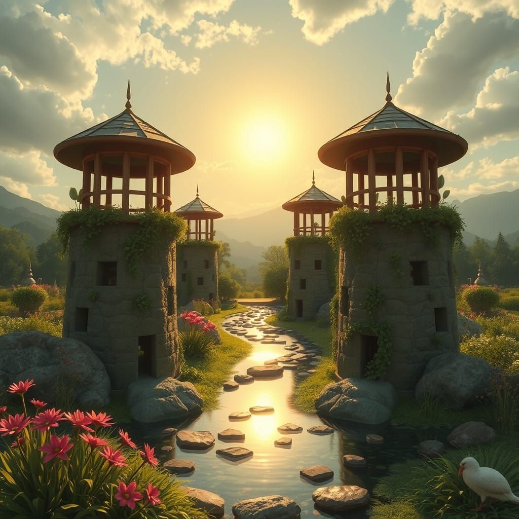 Paradise Lost in Vibrant Color