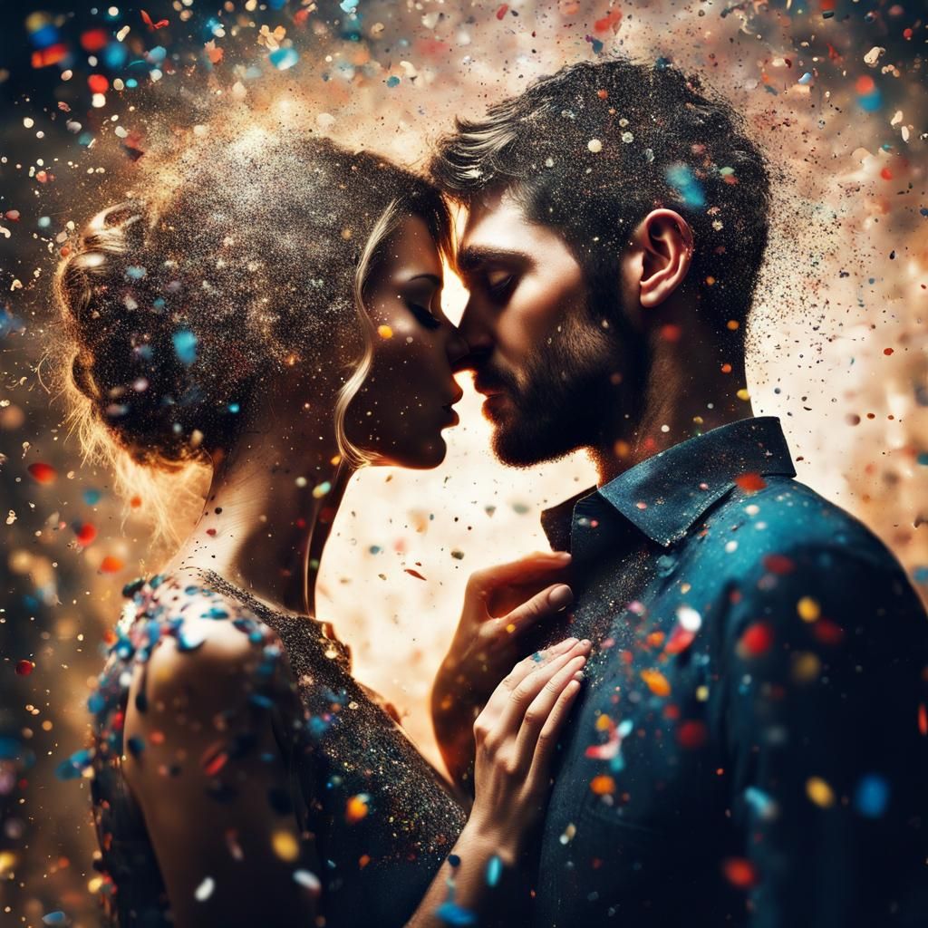 Confetti Kiss: A New Year's Eve Celebration