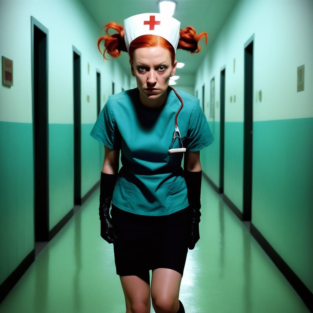 The Malevolent Head Nurse in a Lovecraftian Asylum