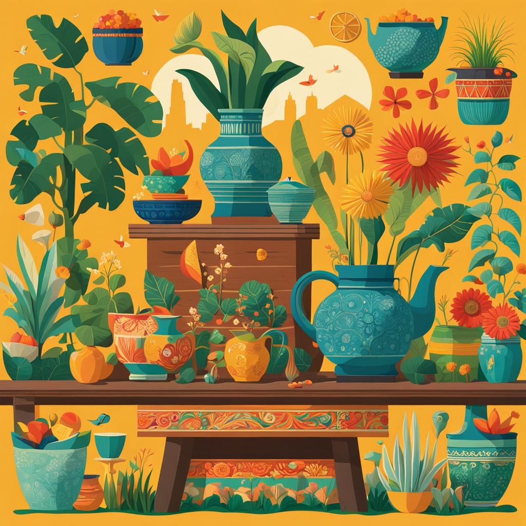 Lucky Charms Abound in Lush Garden Scene