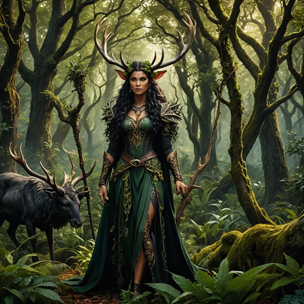 Wood Elf Archdruid in Woodland Grove