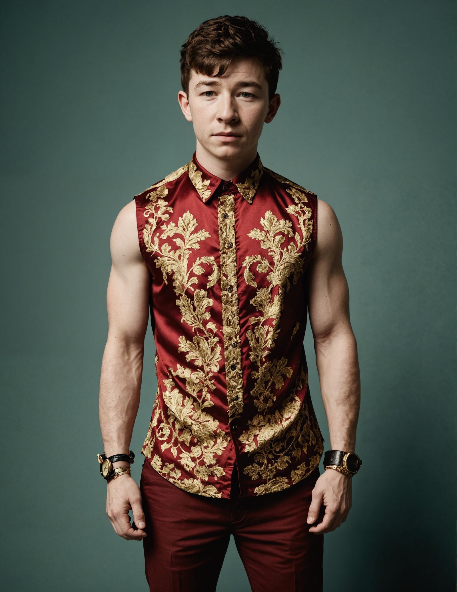 Barry Keoghan wearing a sleeveless shirt