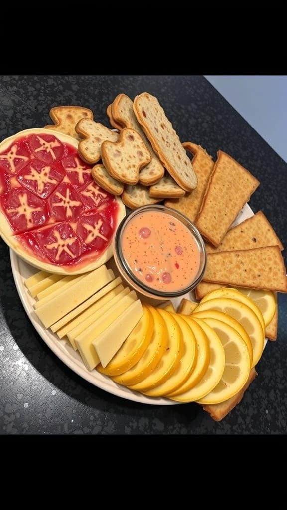 Unique Autism Awareness Charcuterie Board Design