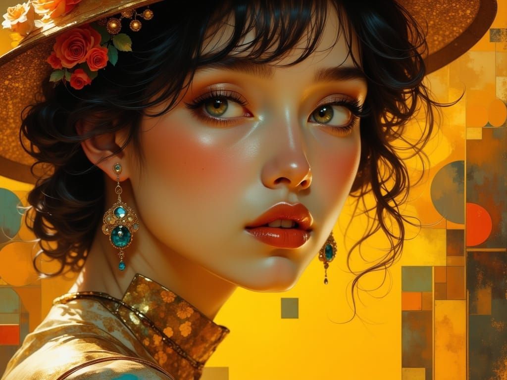 Vibrant 70s Starlet at Jukebox