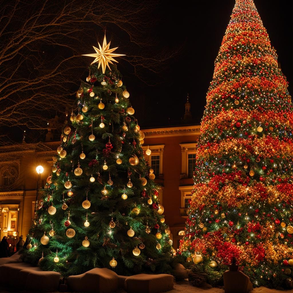 Festival of Lights Christmas Tree with Candles