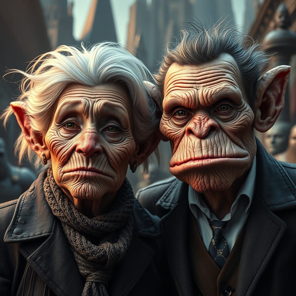 Macrons as Norwegian Trolls in Maximalist Style