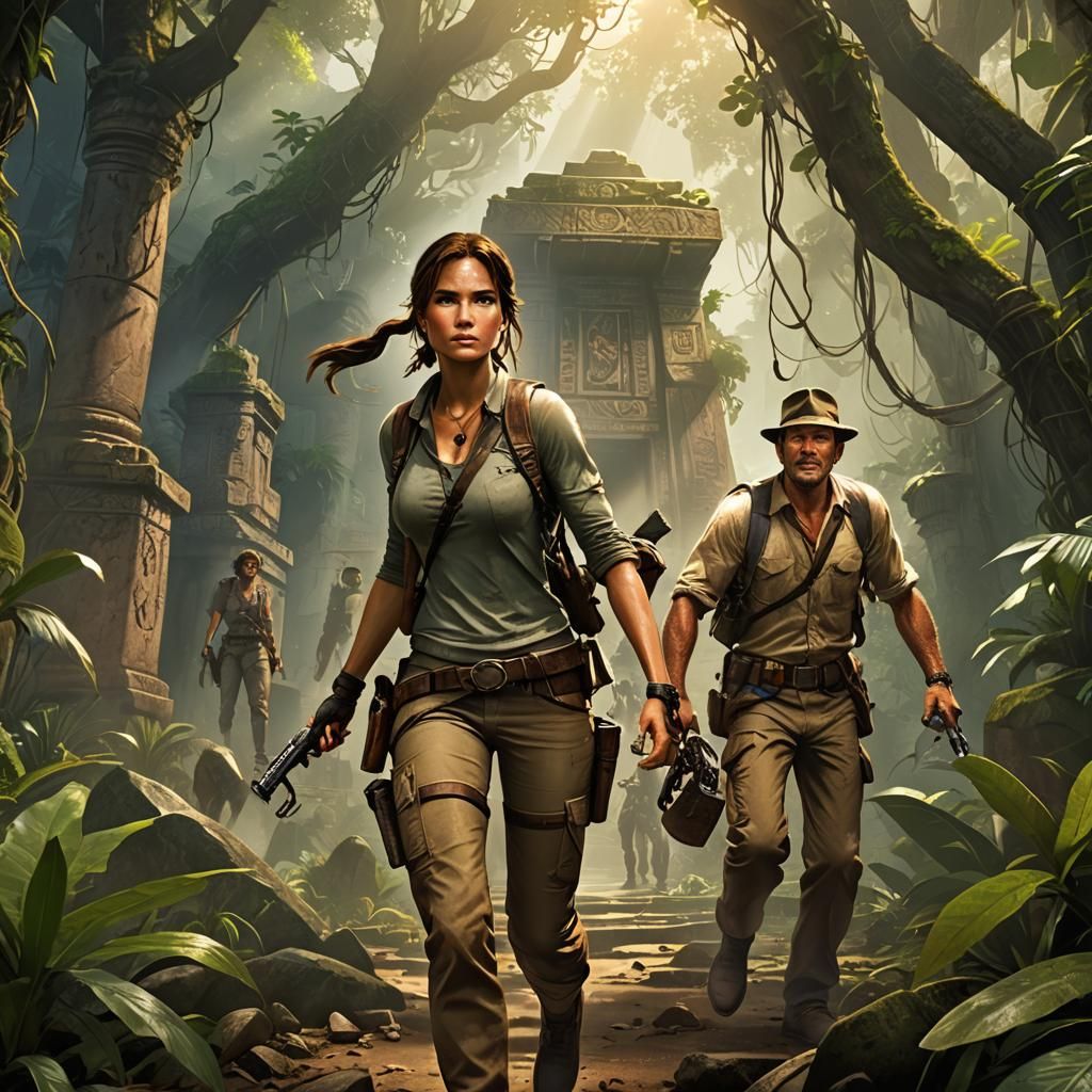 Lara Croft and Indiana Jones Adventure