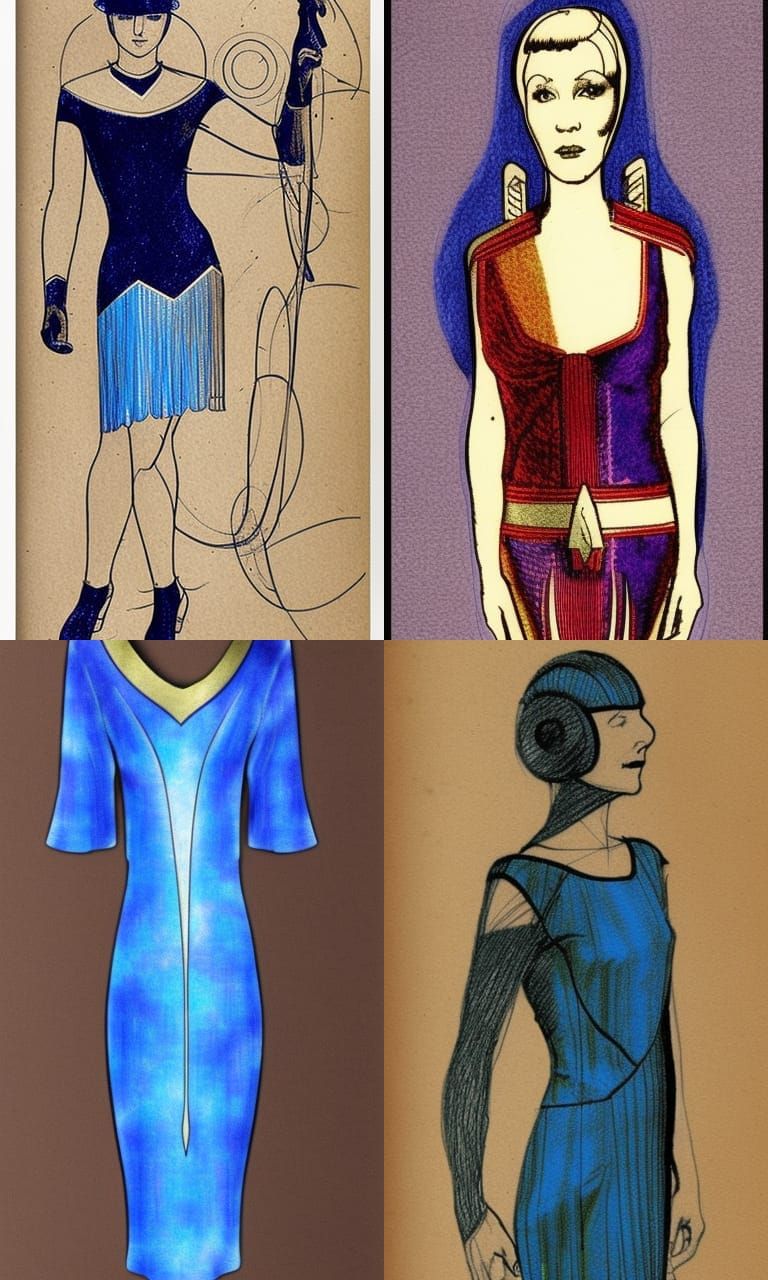 Star trek flapper dress by da Vinci