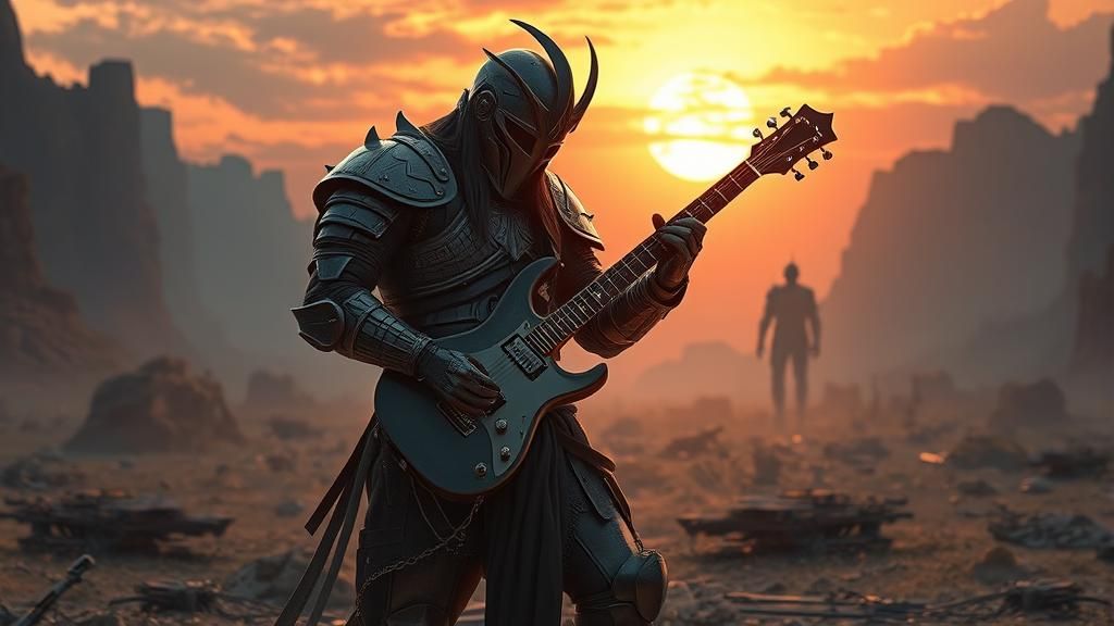 Twilight Wasteland Warrior's Guitar Solo